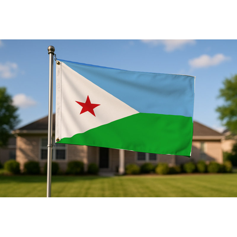 Drapeau de Djibouti - Drapeau