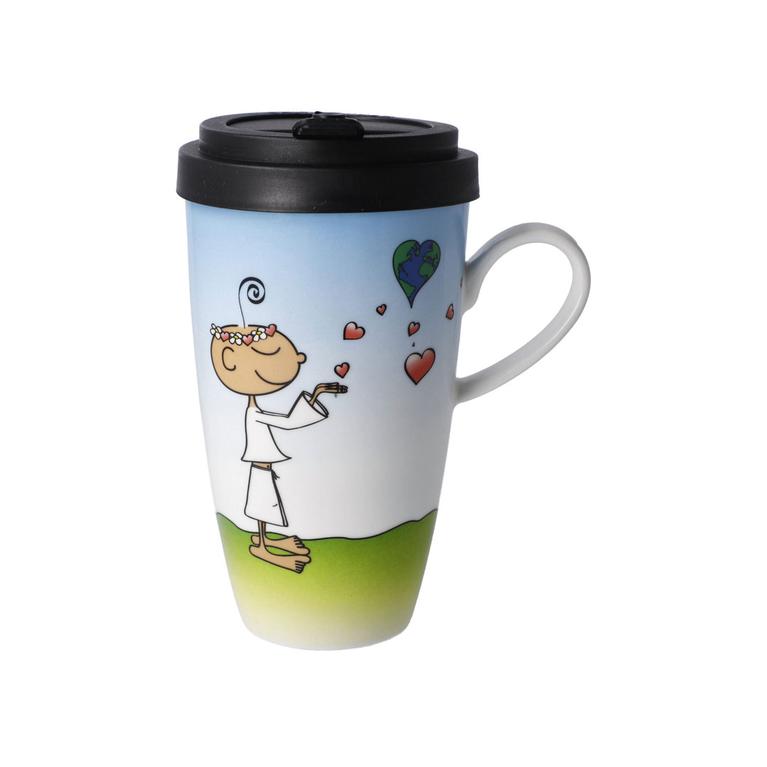 Mug To Go Der Kleine Yogi - Life is Beautiful