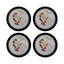 Sous-verres ronds en cuir Zodiac Gemini-119015250