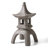 24"H MGO Faux Concrete Pagoda Garden Statue