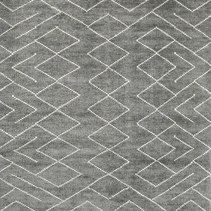 Geometric Indoor Rug, Square 5'