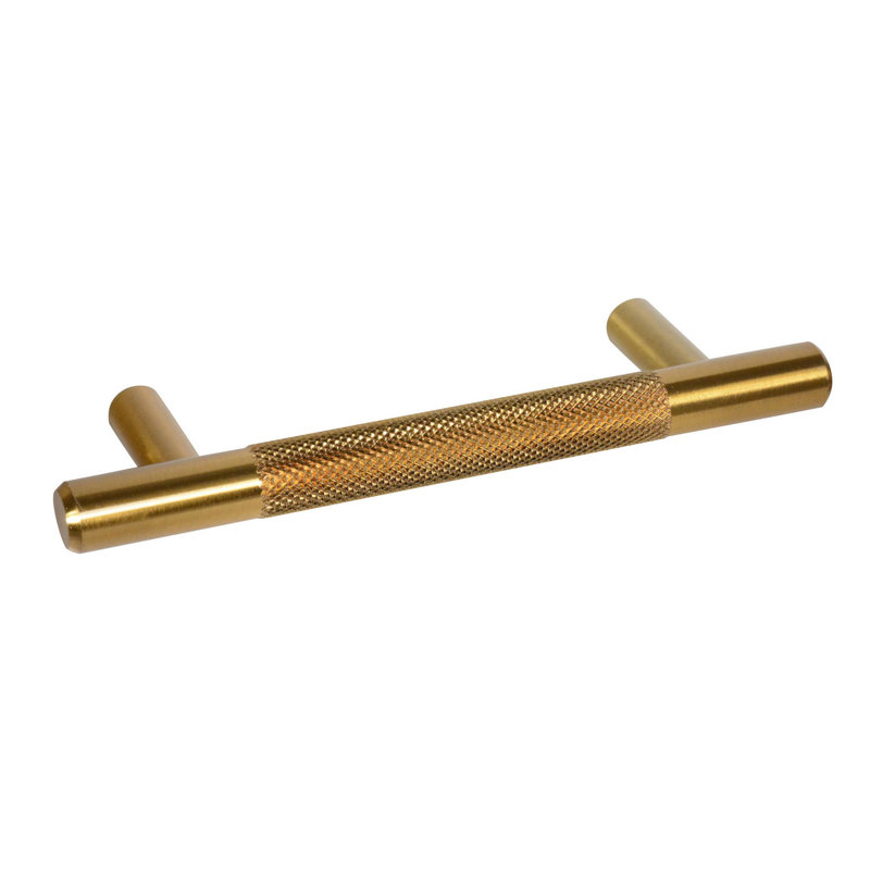 Origins 3 1/2" Center Bar Pull, Amber Gold