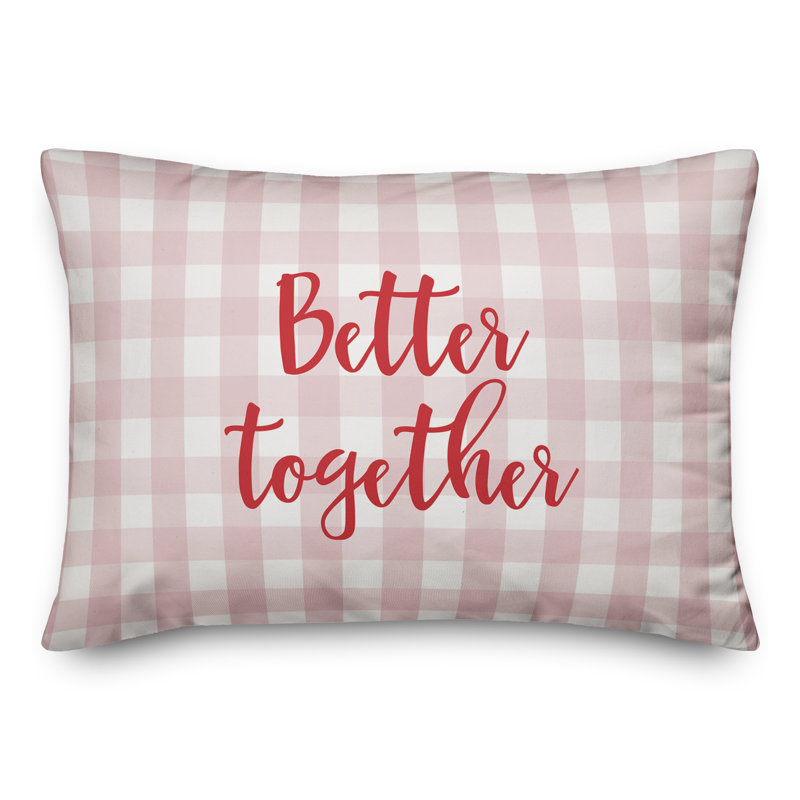  Coussin Better Together, Rouge / rose