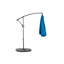 Parasol de marché suspendu de 10 pi avec ajustement facile de l'inclinaison, abat-jour en polyester, 8 nervures pour la cour arrière (sans base) Best Choice Products