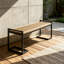 BANC EN BOIS ET MÉTAL-129028200