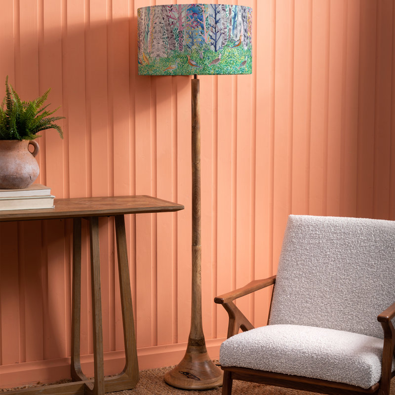 Kinross 173cm Brushed Traditional Floor Lamp