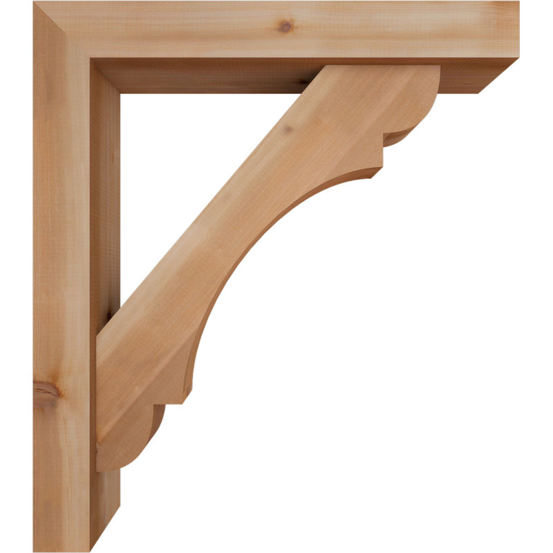 Support de bloc olympique avec entretoise décalée, 24 x 30, Cèdre rouge occidental de l 5 1/2 po (lisse)