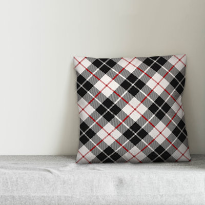 Plaid Throw Pillow