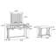 Ensemble de meuble-lavabo moderne unique avec tabouret