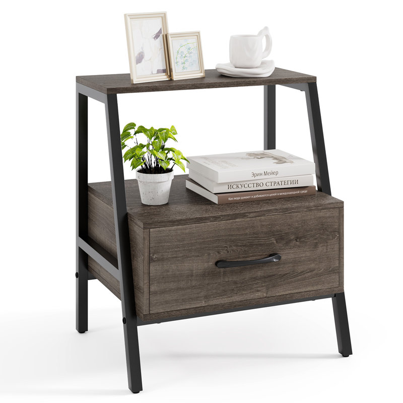 45 cm W Particle Board Bedside Table