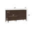 Commode en bois massif 6 tiroirs Harbor-751914817