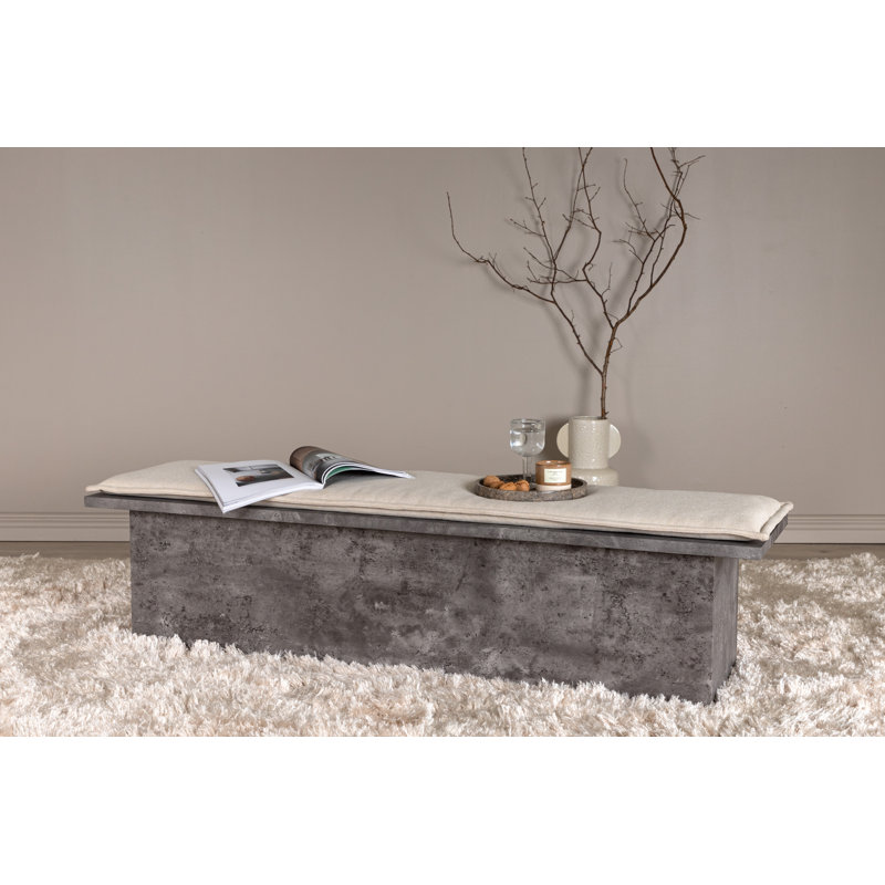 Alburtis Linen Upholstered Bench