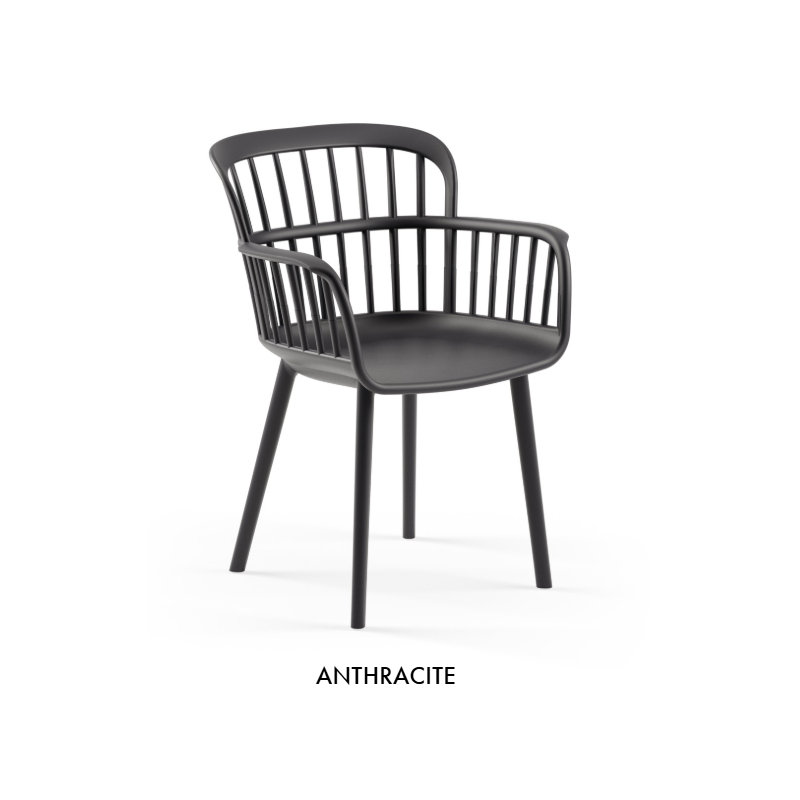 Tilia Eva-P Armchair, Anthracite