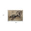 Sculpture dimensionnelle en bois massif 19 po x 24 po