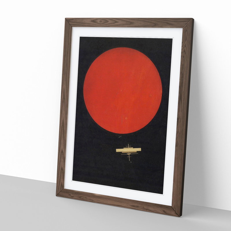 Cosmos by Ilya Chashnik - Picture Frame Graphic Art, Walnut Framed, 36cm H x 27cm W x 2cm D