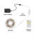 16.4ft Tunable White Led Tape Light Kit With Remote,