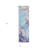 8' Runner Blue Abstract Washable Non Skid Indoor Outdoor Runner Rug