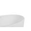 65" Freestanding Solid Surface Bathtub, Stone Resin Freestanding Bath Tub With Overflow And Pop-Up Drain
