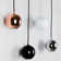 Luminaire sphère suspendu 1 lumières simple Boule