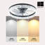 Ventilateur de plafond 19,7 po avec lumières DEL Dusen