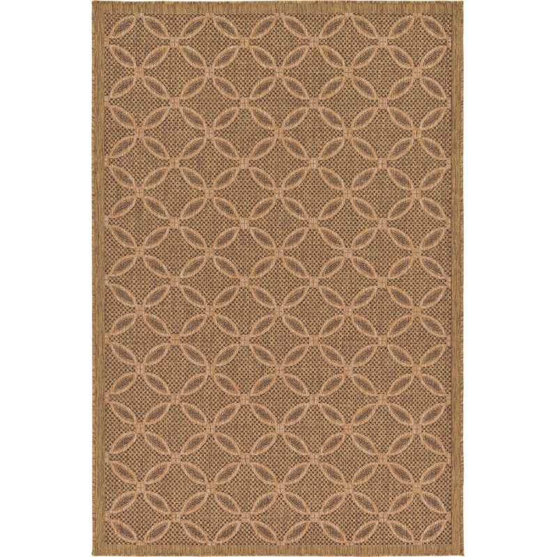 Macrae Geometric Indoor / Outdoor Rug, Rectangle 2'2" x 3'1"