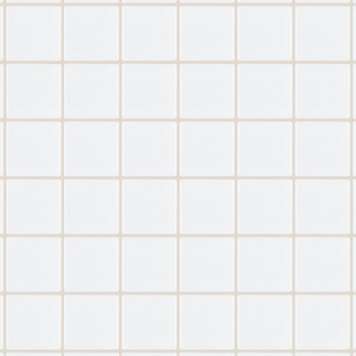 Metro Quad Matte White 11-3/4 in. x 11-3/4 in. Porcelain Mosaic Floor and Wall Tile
