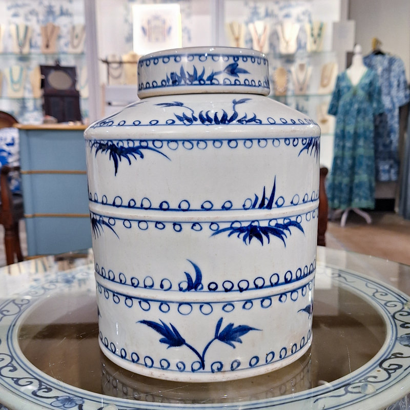 Handcrafted Porcelain China Ginger Jar