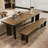 Nut-brown Rectangular Solid Wood writing desk-117663653
