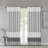 Amherst Grey Polyoni Pintuck Single 50x84" Curtain Panel-949272771