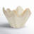 Round Stoneware Ruffled Bowl with Reactive Glaze