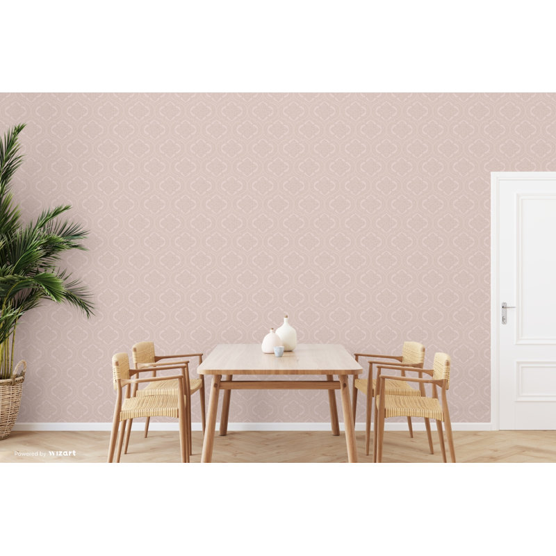 10m x 53cm 3D Embossed Roll, Rose Gold