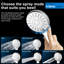 Pomme de douche double avec douchette combinée, pomme de douche à pluie haute pression 12 pouces-101254415