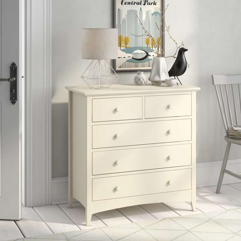 Kingsbury 83cm W 5 - Drawer Chest of Drawers