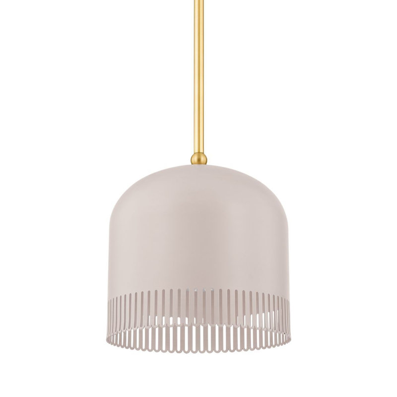 Liba 1 Light Pendant by Zoe Feldman x Mitzi, 9.50"H x 9.75"W x 9.75"D