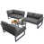 Grey Cushion/Dark Grey Frame selected