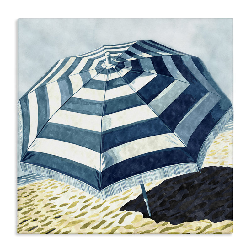 Parasol rayé par Ziwei Li, H 24 po x l 24 po x P 1,5 po