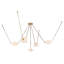 Mineral 5-Light Brass dimmable LED Chandelier-1670624188-1670624191