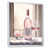 Cadre flottant blanc