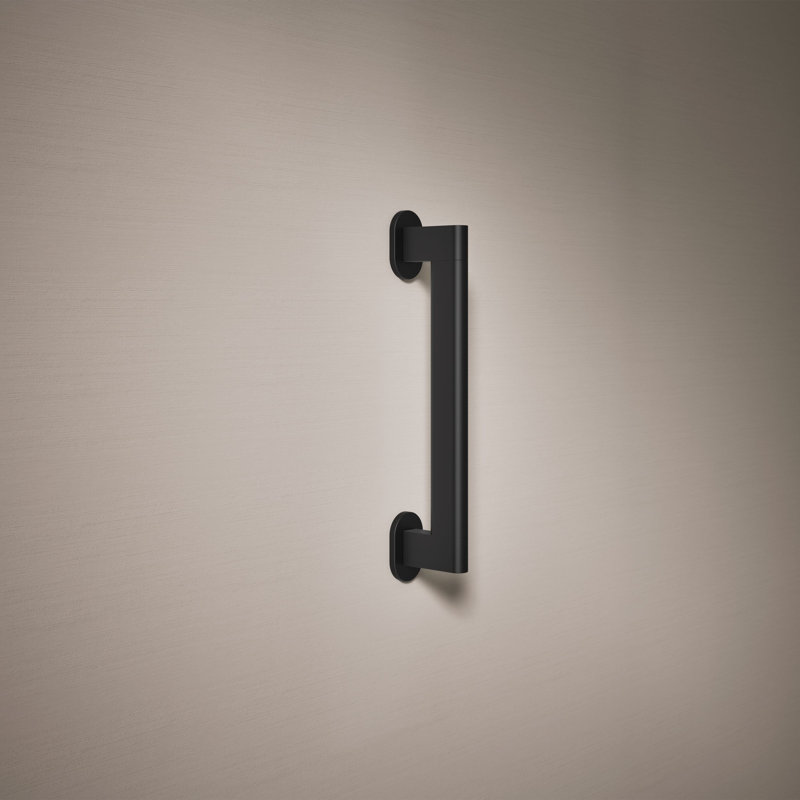 Belay Grab Bar, 1.75" H x 12" L, Matte Black