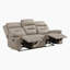 Sitz 87'' Transitional Genuine Top-Grain Leather Manual Double Reclining Sofa with Plush Pillow-Top Arms, Durable Wood & Metal Frame-408180588-451412650
