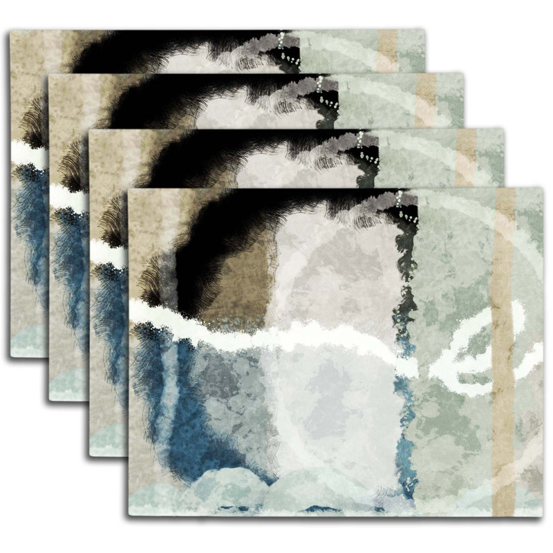 Napperon abstrait en polyester
