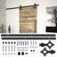 Yfke Sliding Single Door Barn Door Hardware Kit
