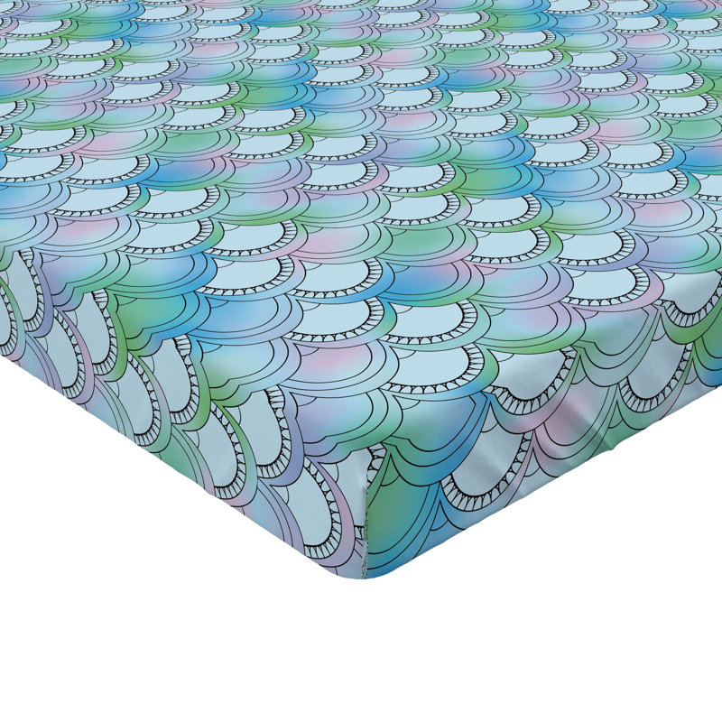 Ensemble de 2 draps-housses Ambesonne, Multicolore / géométrique 2, Drap-housse de taille très grand