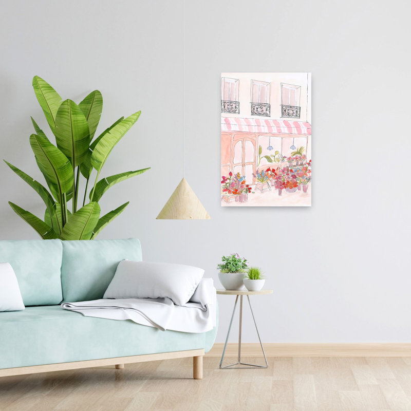 Contemporary Art Contemporary Flower Art, 24" H x 16" W