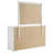 Leigh 6-drawer Dresser With Mirror-196725617