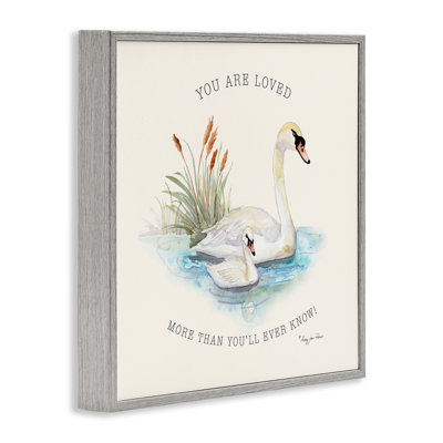 «More Than You Know Swans», estampe numérique, design par Audrey Jeanne Roberts