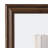 Augie Bronze Beveled Picture Frame with Mat