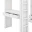 Lit mezzanine simple avec grandes tablettes, bureau et DEL-2141245373
