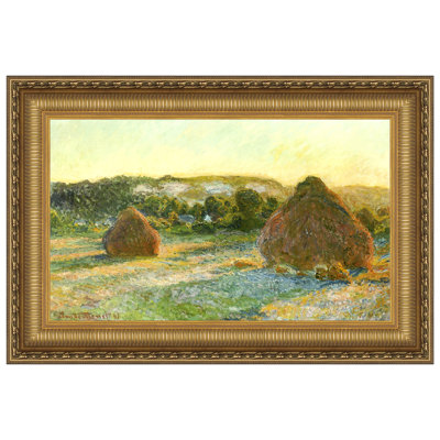 Wheatstacks (End Of Summer), 1891 Print by Claude Monet