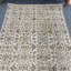 Tapis beige rétro en laine patchwork de 35,4 x 76,8 pouces